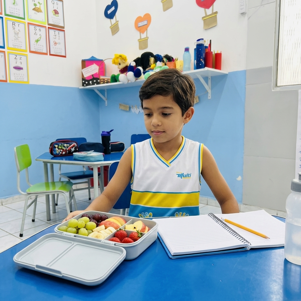 Alimentação saudável na Escola Multi